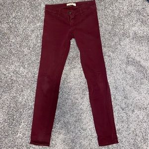 HOLLISTER Red Jeggings